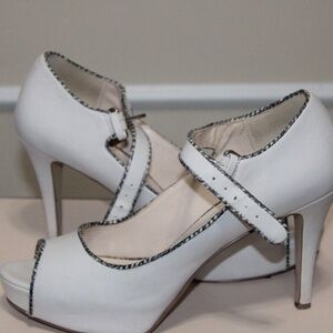 NINE WEST PEEP TOE HIGH HELL SHOE ,MARY JANE